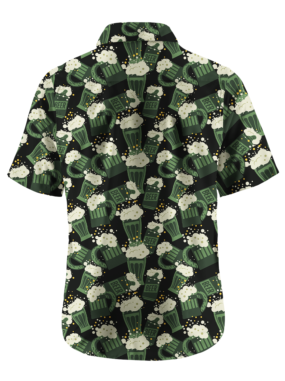 Orionride Chaotic Beer Zipper Pockets Ultra Lightweight Short Sleeves Gravel Shirt
