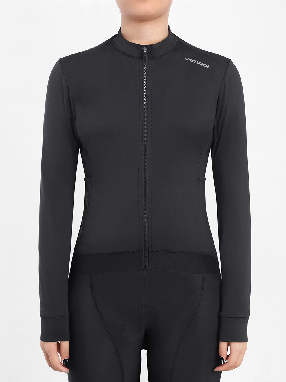 Orionride Women's Warm and Breathable Cycling Jacket Black