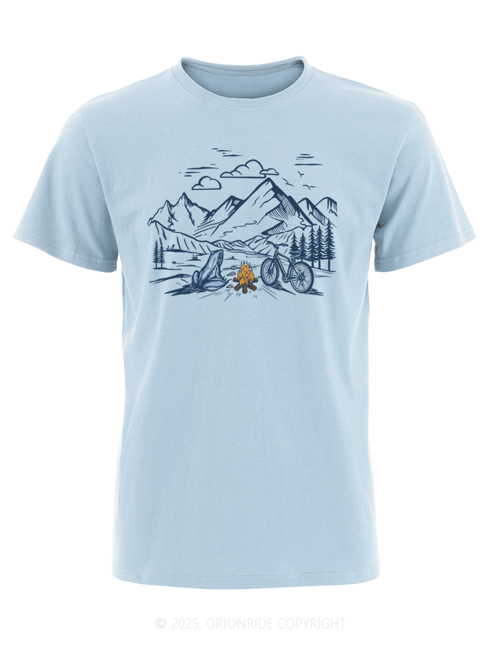 Orionride Cycling Frog Short Sleeves Bike T-Shirt