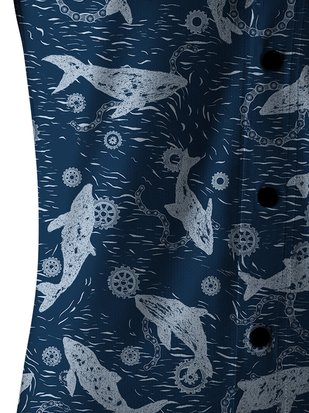 Orionride Dolphin Game Men's Stretchy Breathable Long Sleeve Gravel Shirt