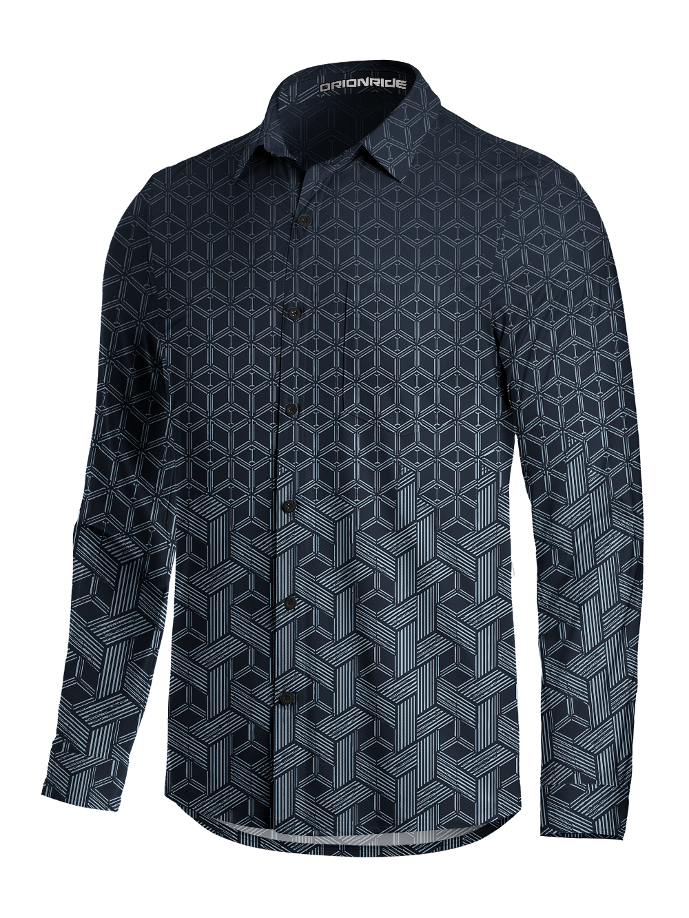 Orionride Interlocked Momentum Men's Stretchy Breathable Long Sleeve Gravel Shirt