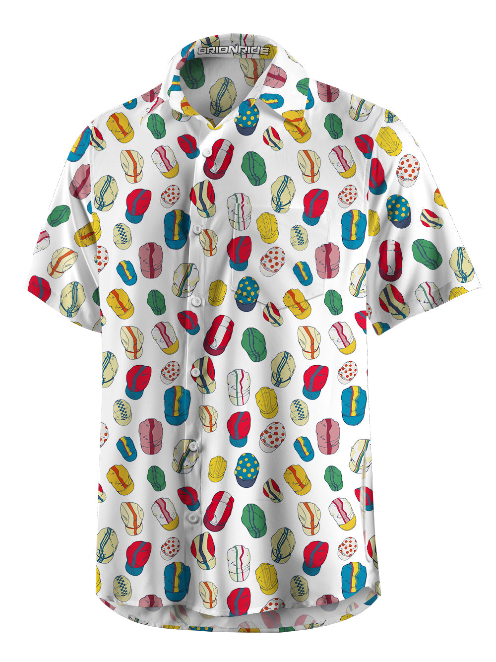 Orionride Champions Tour Zipper Pockets Ultra Lightweight Short Sleeves Gravel Shirt