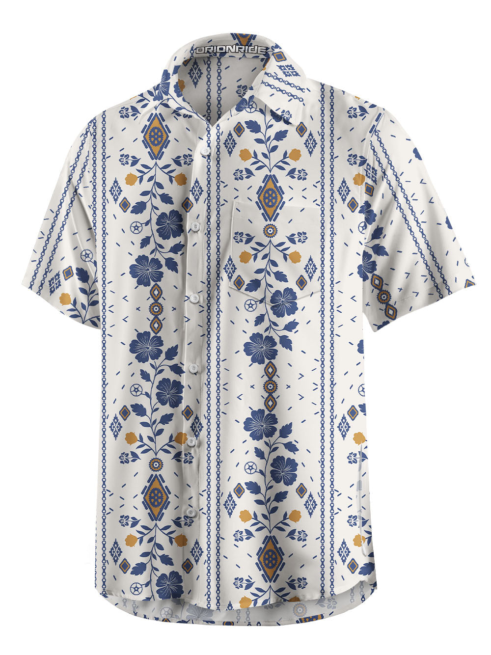 Orionride Gear Mural Zipper Pockets Ultra Lightweight Short Sleeves Gravel Shirt