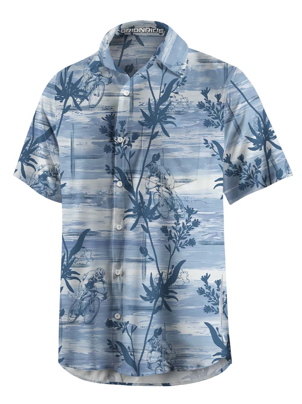 Orionride Bay Adventure Zipper Pockets Ultra Lightweight Short Sleeves Gravel Shirt