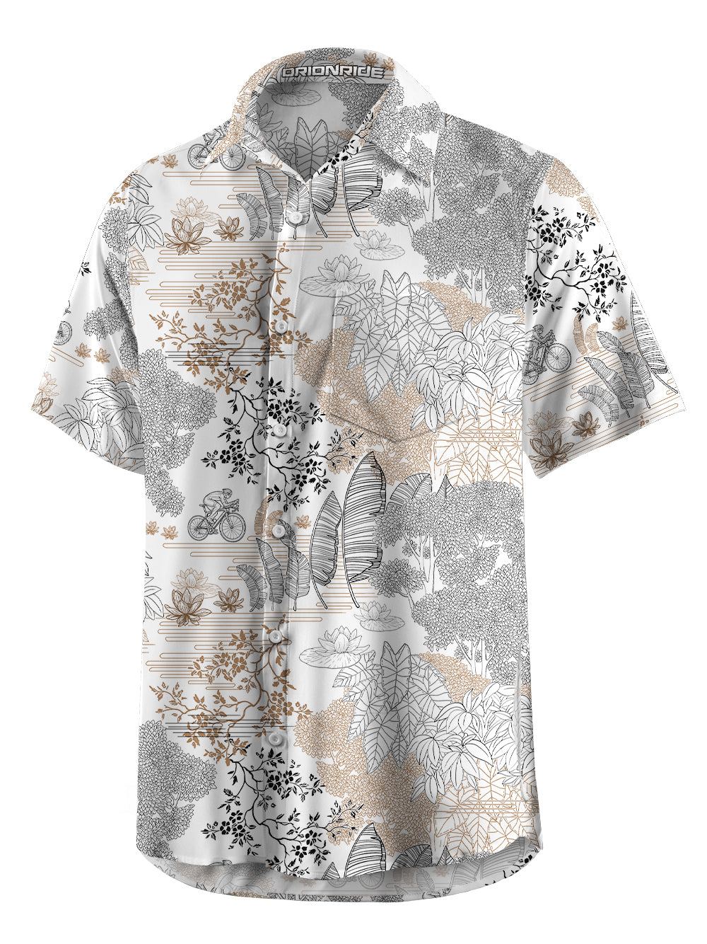 Orionride Dream Ride Zipper Pockets Ultra Lightweight Short Sleeves Gravel Shirt