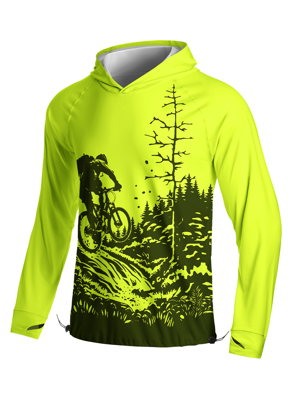 Orionride Wilderness Adventure Long Sleeve Cycling Hoodie Shirt