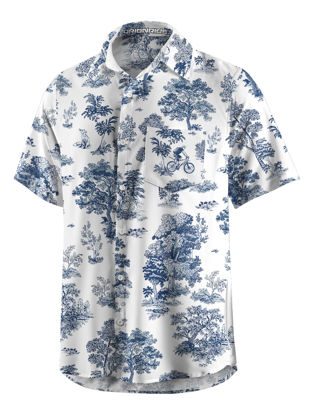 Orionride Jungle Adventure Zipper Pockets Ultra Lightweight Short Sleeves Gravel Shirt