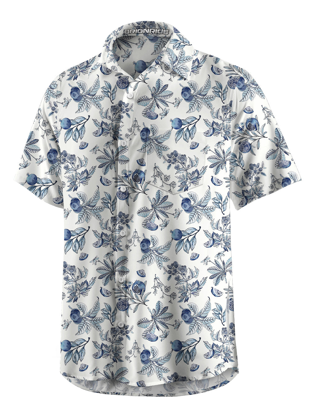 Orionride Juicy Pomegranate Zipper Pockets Ultra Lightweight Short Sleeves Gravel Shirt