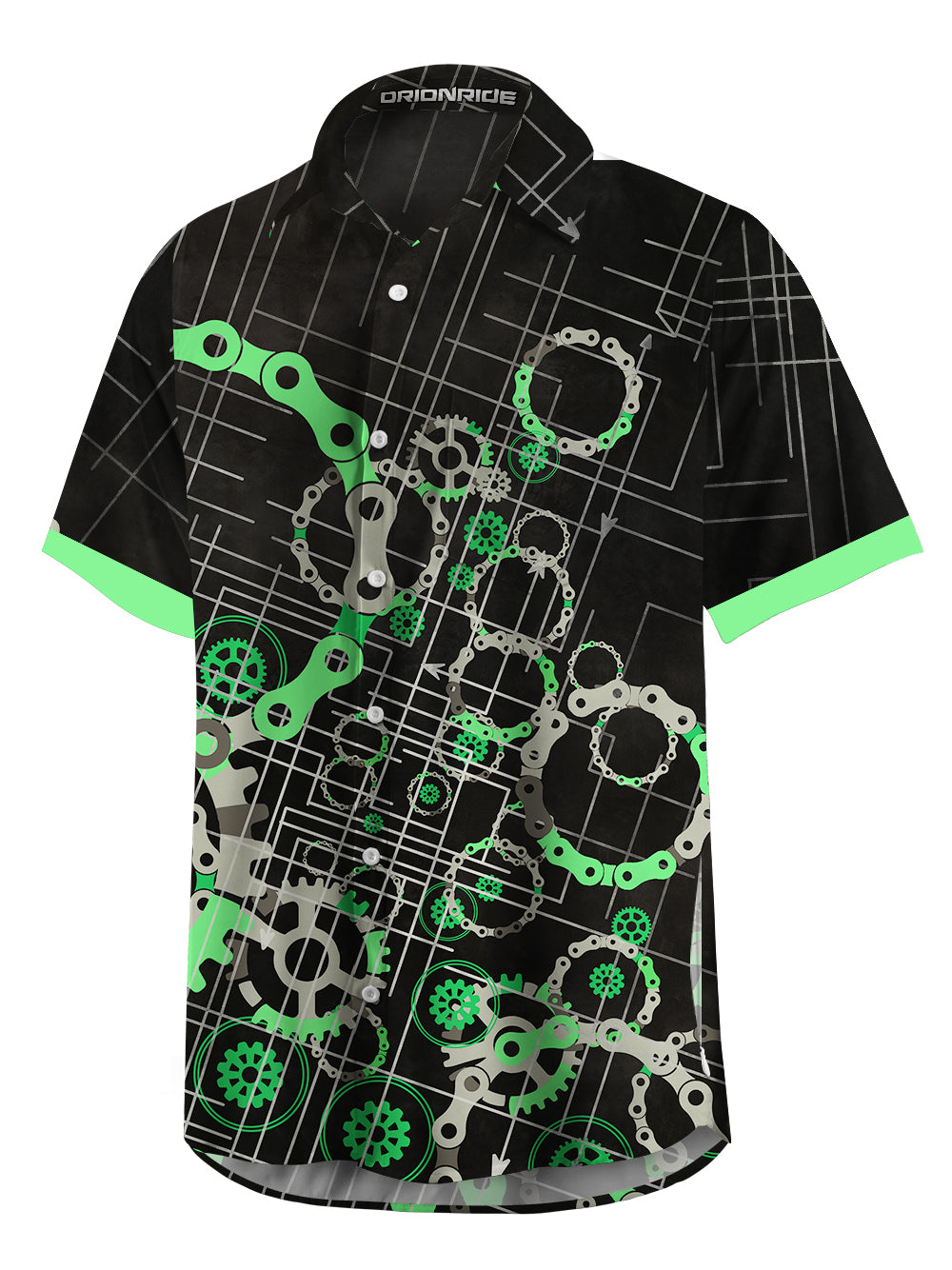 Orionride Gear Space Zipper Pockets Ultra Lightweight Short Sleeves Gravel Shirt