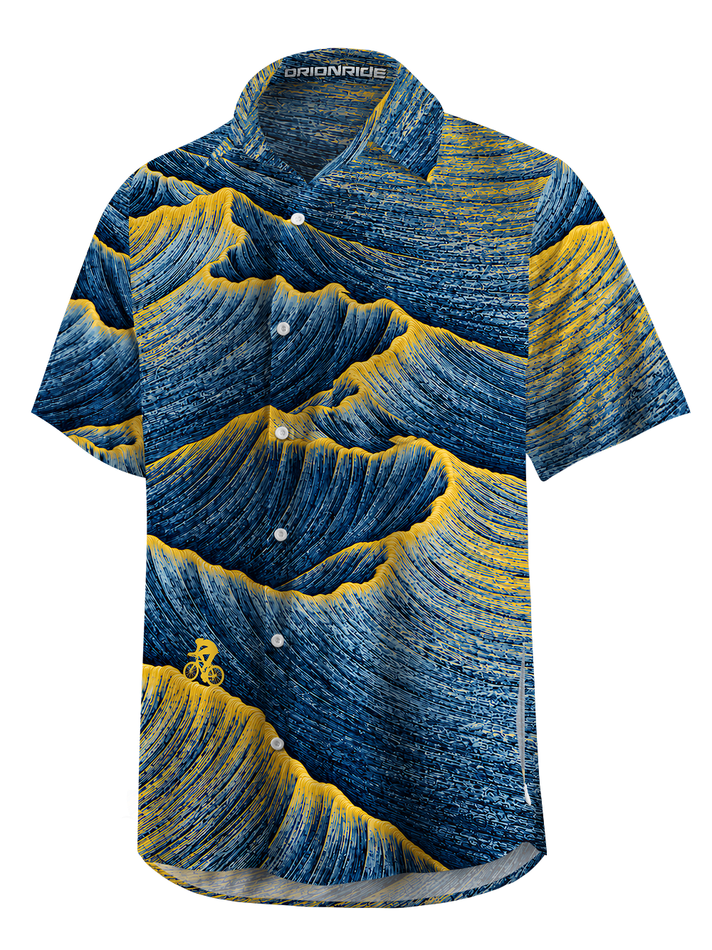 Orionride Tectonic Flow Zipper Pockets Ultra Lightweight Short Sleeves Gravel Shirt