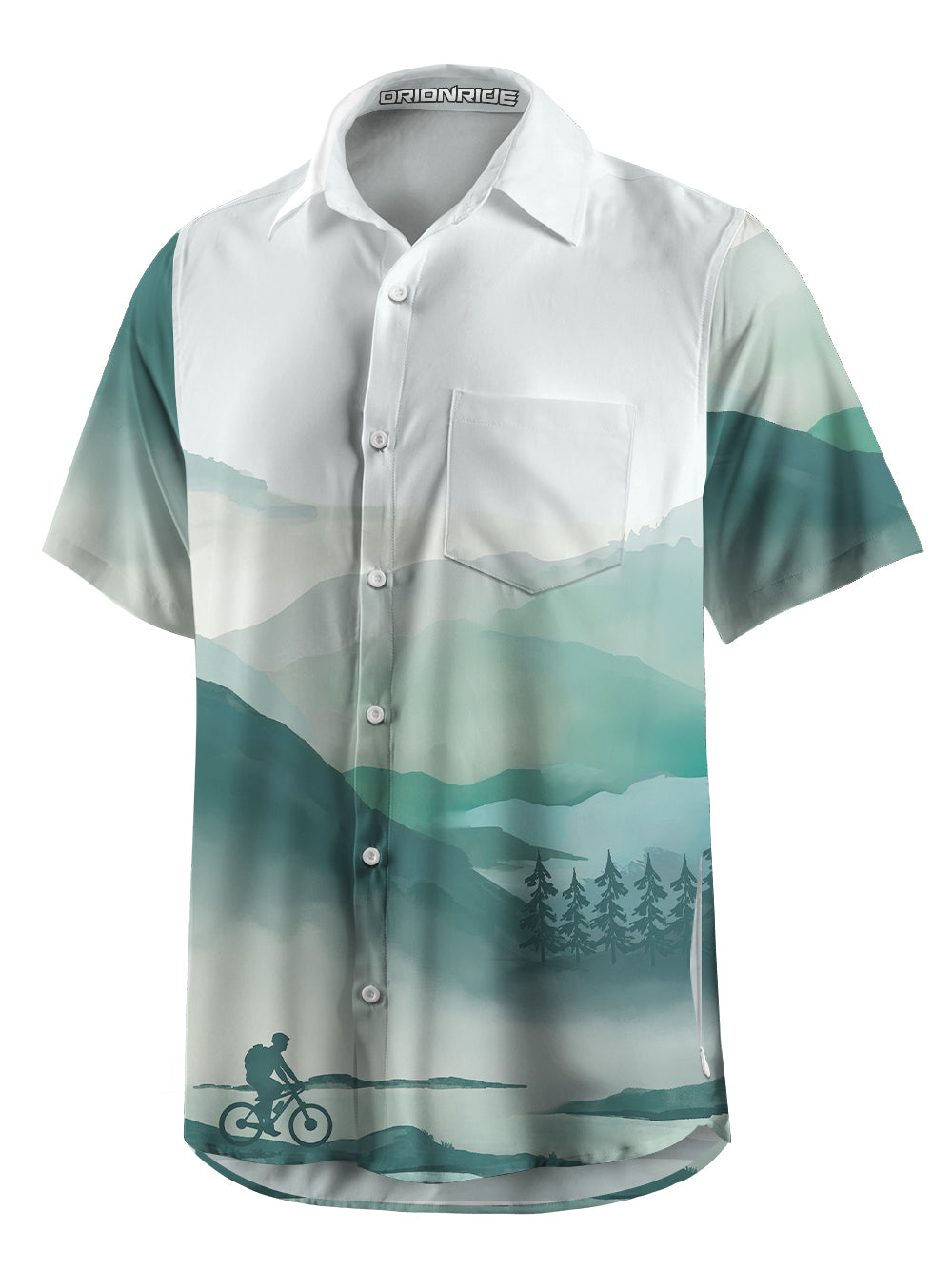 Orionride Mountain Adventure Zipper Pockets Ultra Lightweight Short Sleeves Gravel Shirt