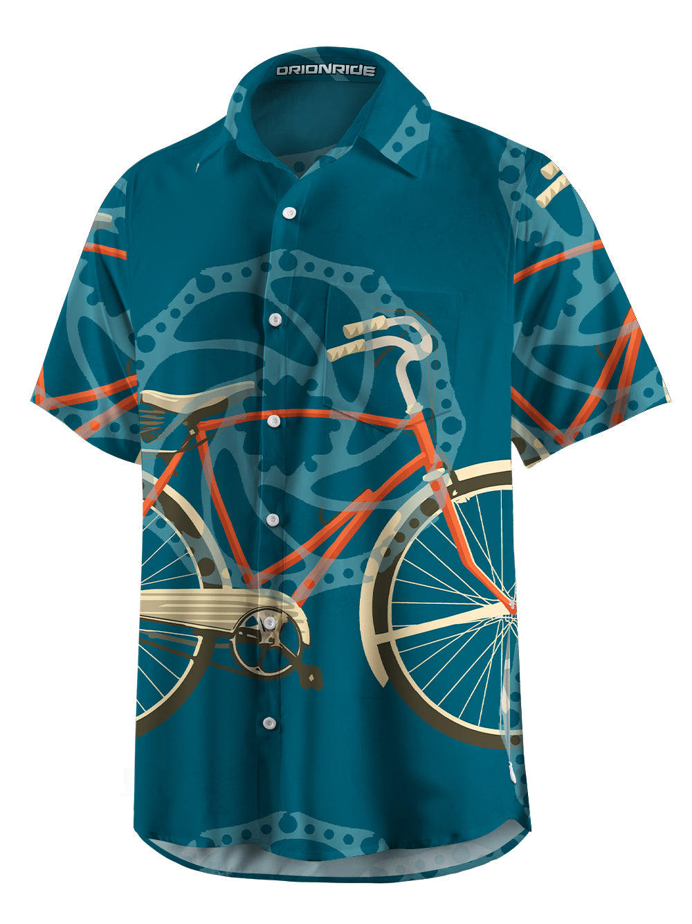 Orionride Gear Bicycle Zipper Pockets Ultra Lightweight Short Sleeves Gravel Shirt