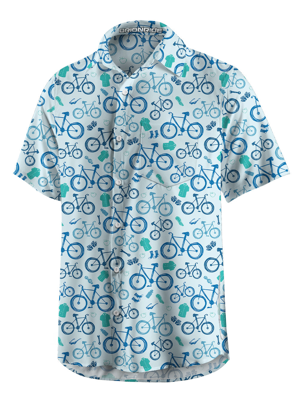 Orionride Cycling Equipment Zipper Pockets Ultra Lightweight Short Sleeves Gravel Shirt