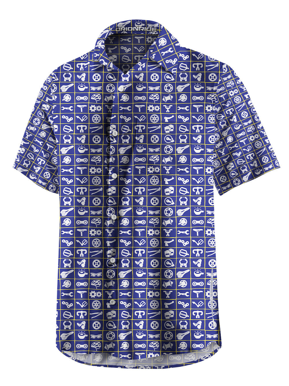 Orionride Parts Collection Zipper Pockets Ultra Lightweight Short Sleeves Gravel Shirt