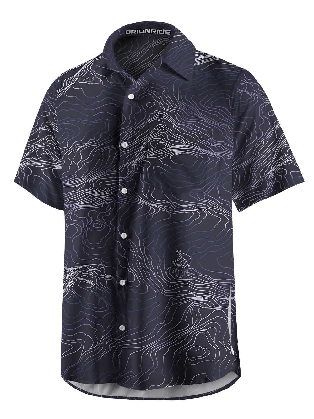 Orionride Rugged Contours Zipper Pockets Ultra Lightweight Short Sleeves Gravel Shirt