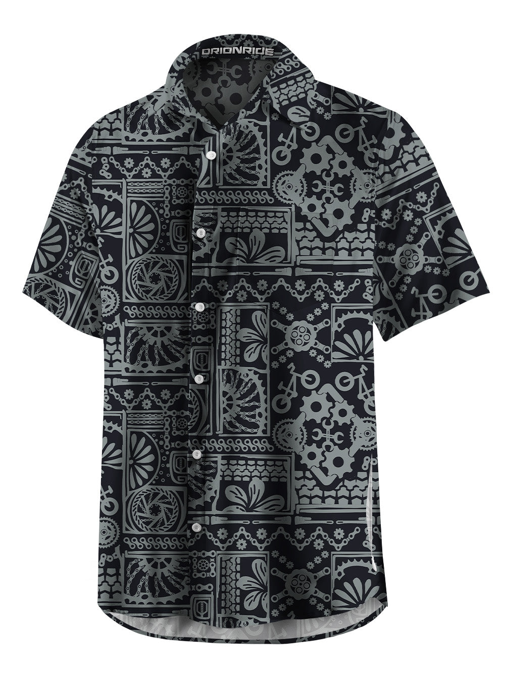Orionride Parts House Zipper Pockets Ultra Lightweight Short Sleeves Gravel Shirt