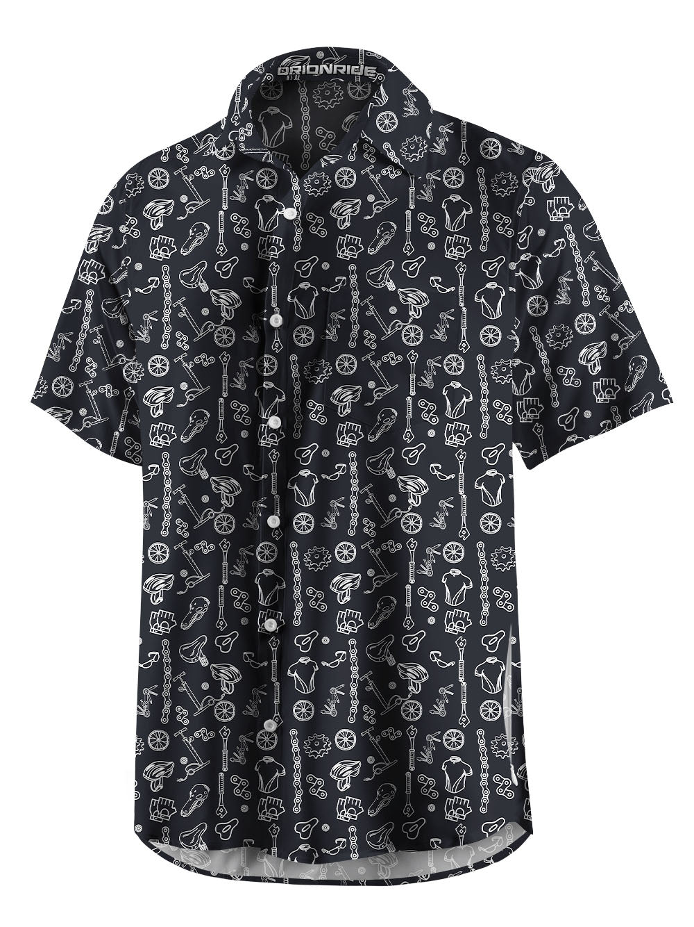 Orionride The Story Of Parts Zipper Pockets Ultra Lightweight Short Sleeves Gravel Shirt