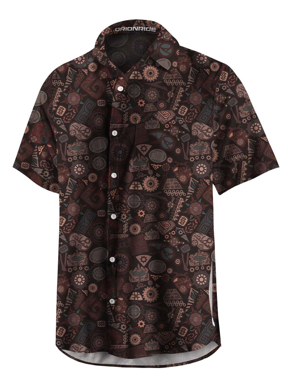 Orionride The Secret Of Parts Zipper Pockets Ultra Lightweight Short Sleeves Gravel Shirt