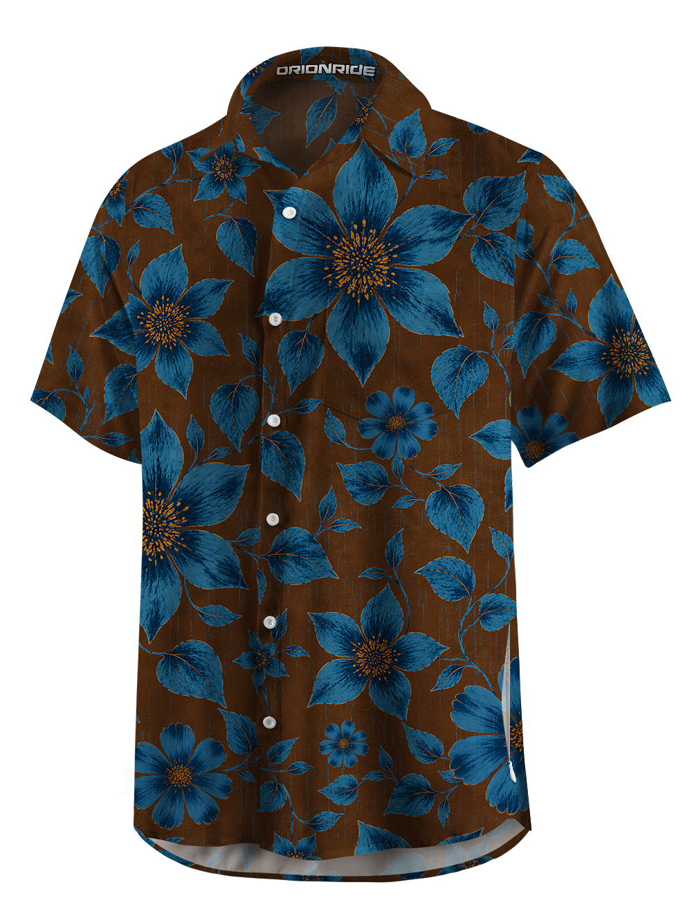 Orionride Shadow Botanica Zipper Pockets Ultra Lightweight Short Sleeves Gravel Shirt