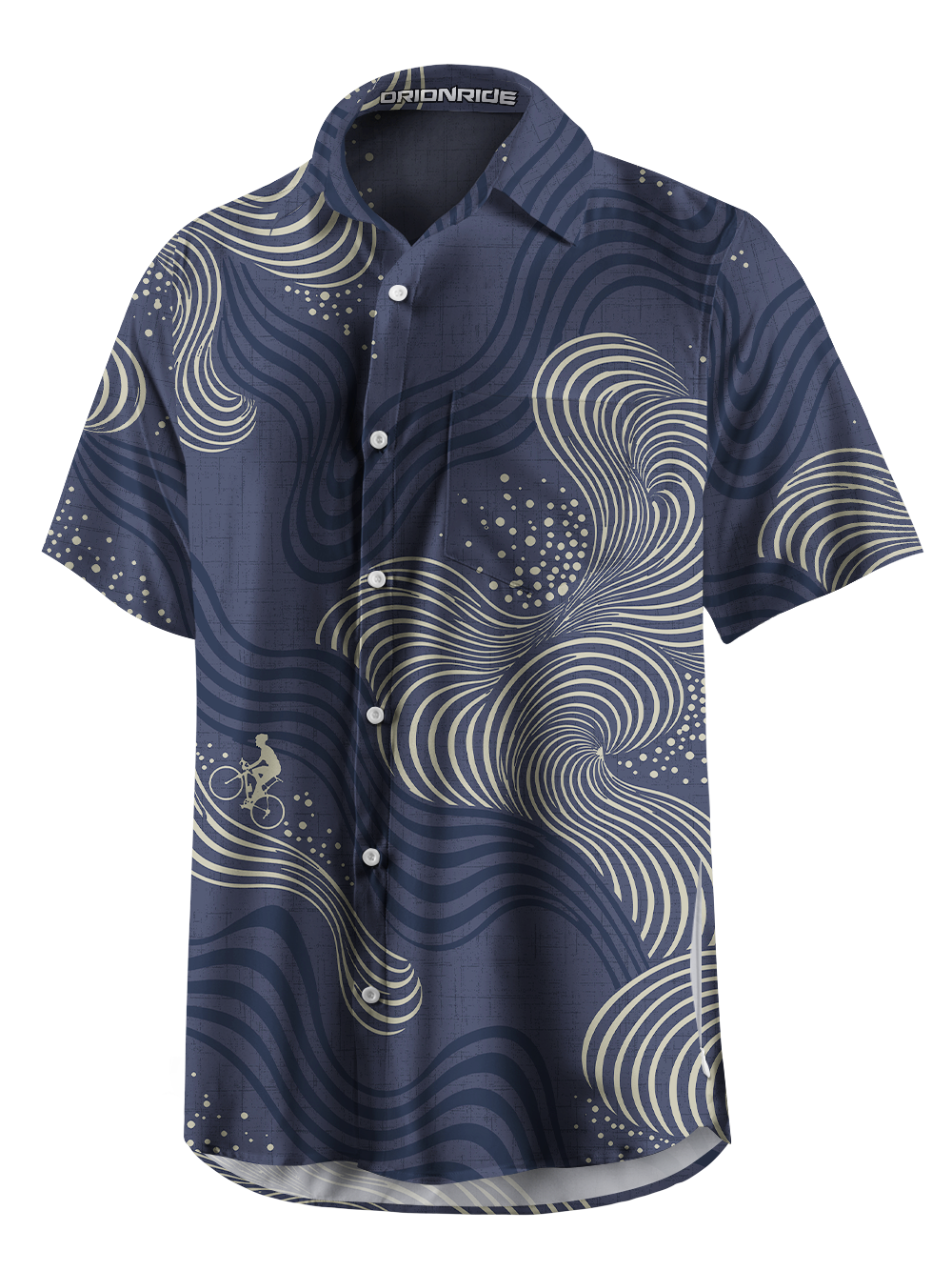 Orionride Flow State Zipper Pockets Ultra Lightweight Short Sleeves Gravel Shirt