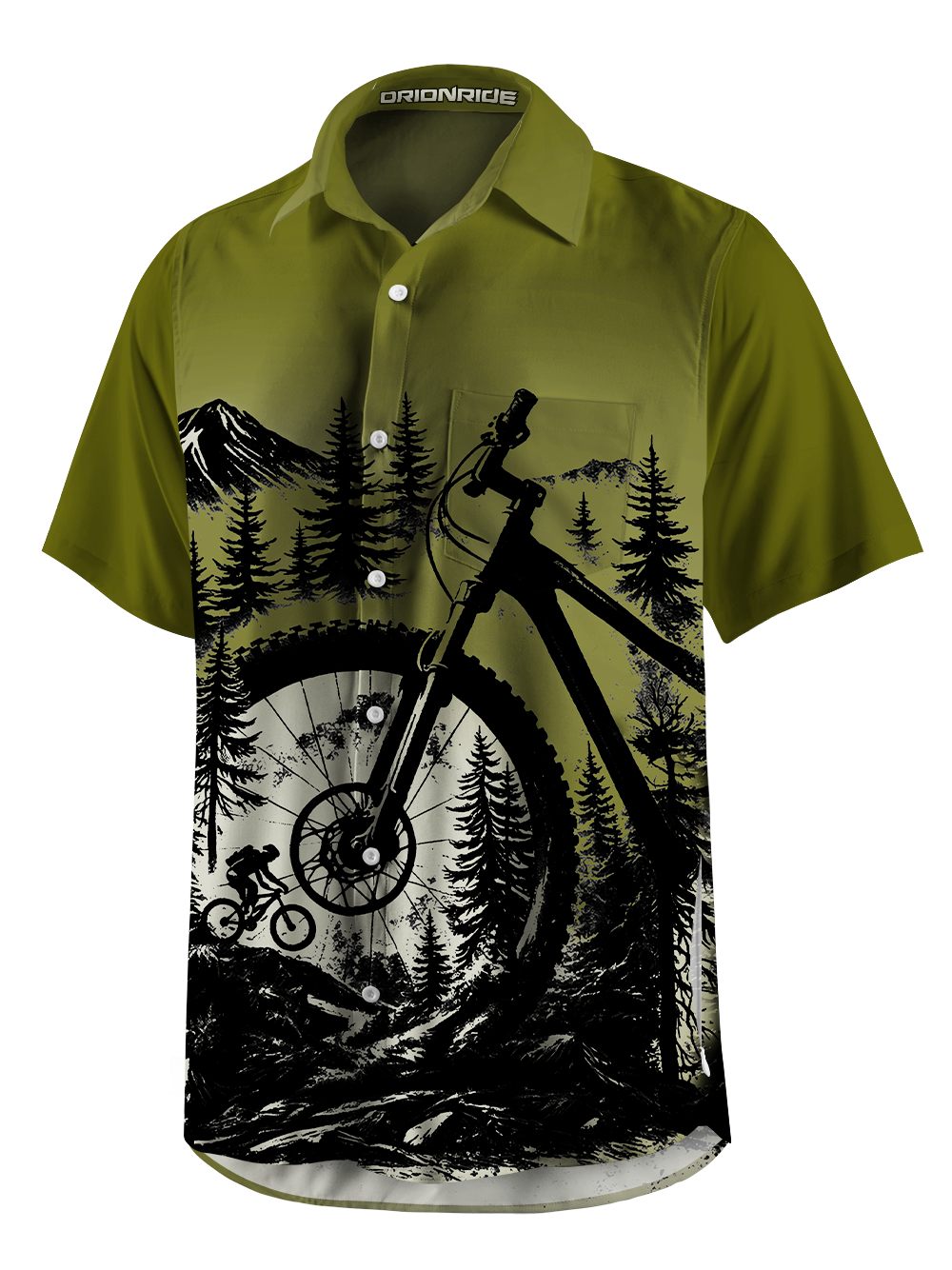Orionride An Imaginary Adventure Zipper Pockets Ultra Lightweight Short Sleeves Gravel Shirt