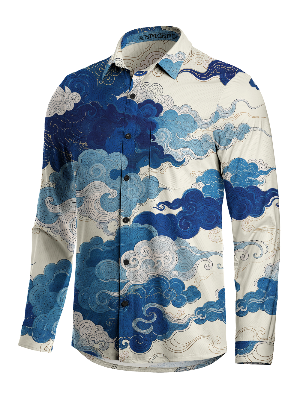 Orionride Cloud Weave Men's Stretchy Breathable Long Sleeve Gravel Shirt