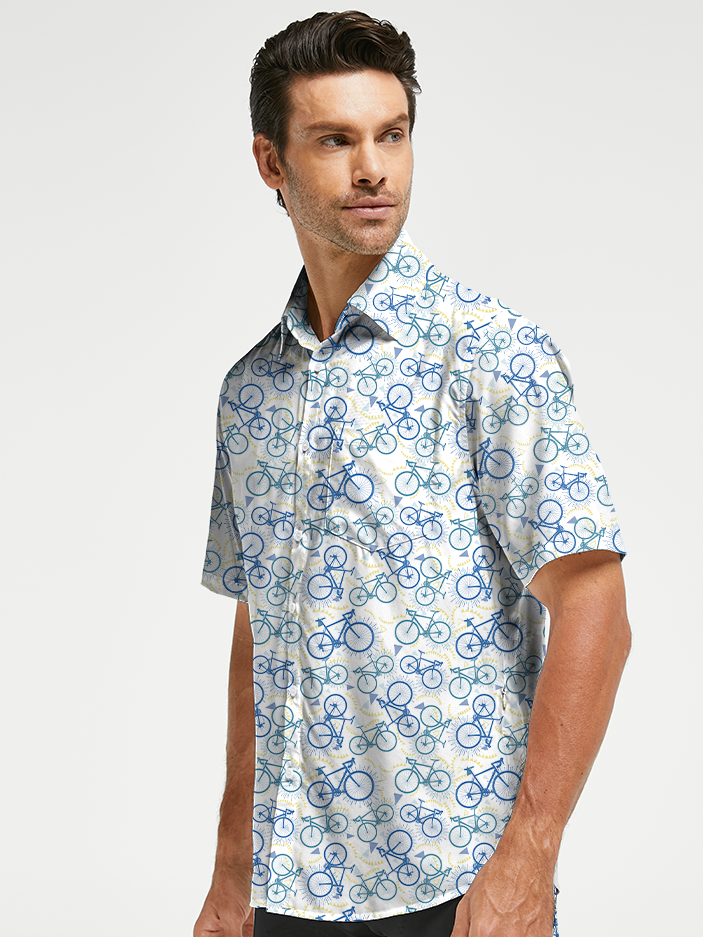 Orionride Bicycle Collection Zipper Pockets Ultra Lightweight Short Sleeves Gravel Shirt