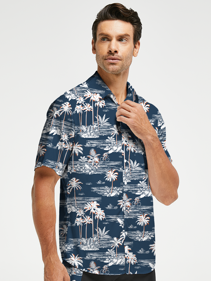 Orionride Island Trip Zipper Pockets Ultra Lightweight Short Sleeves Gravel Shirt