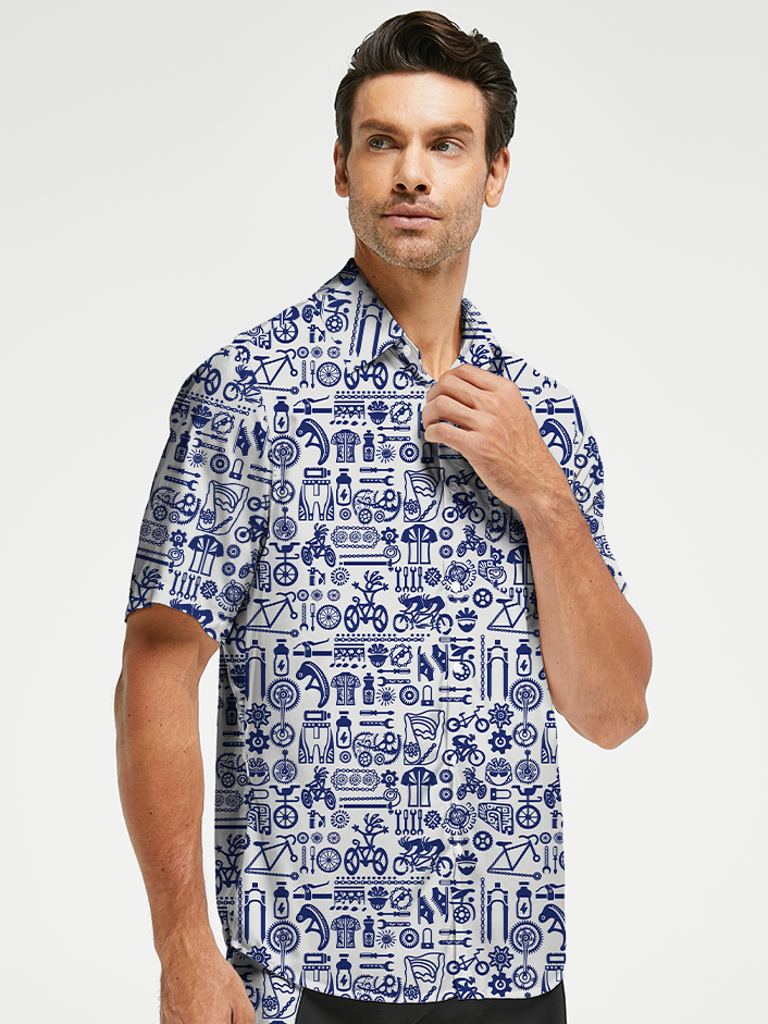 Orionride Totem Equipment Zipper Pockets Ultra Lightweight Short Sleeves Gravel Shirt