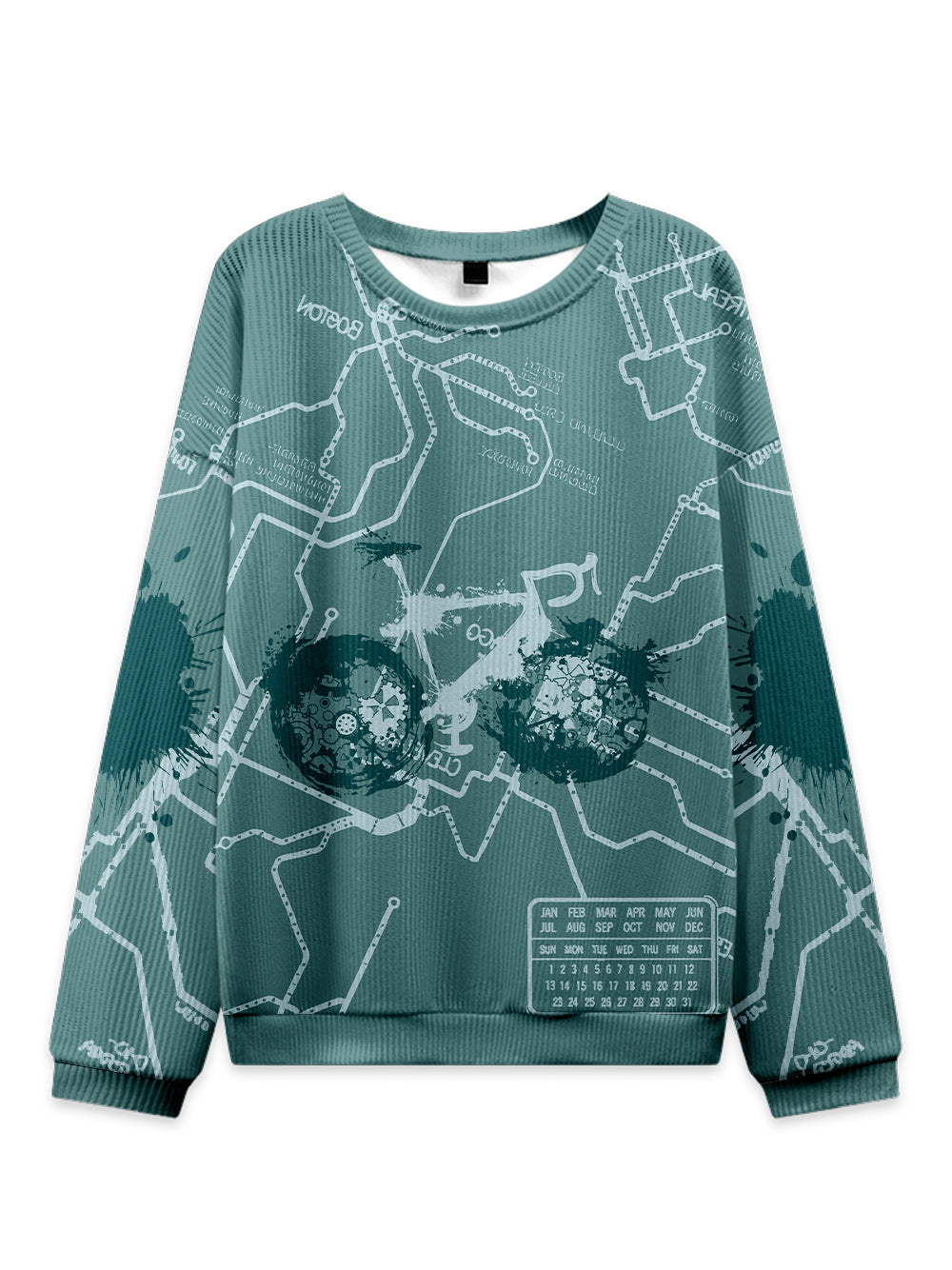 Orionride Green Trail Men's Sweaters