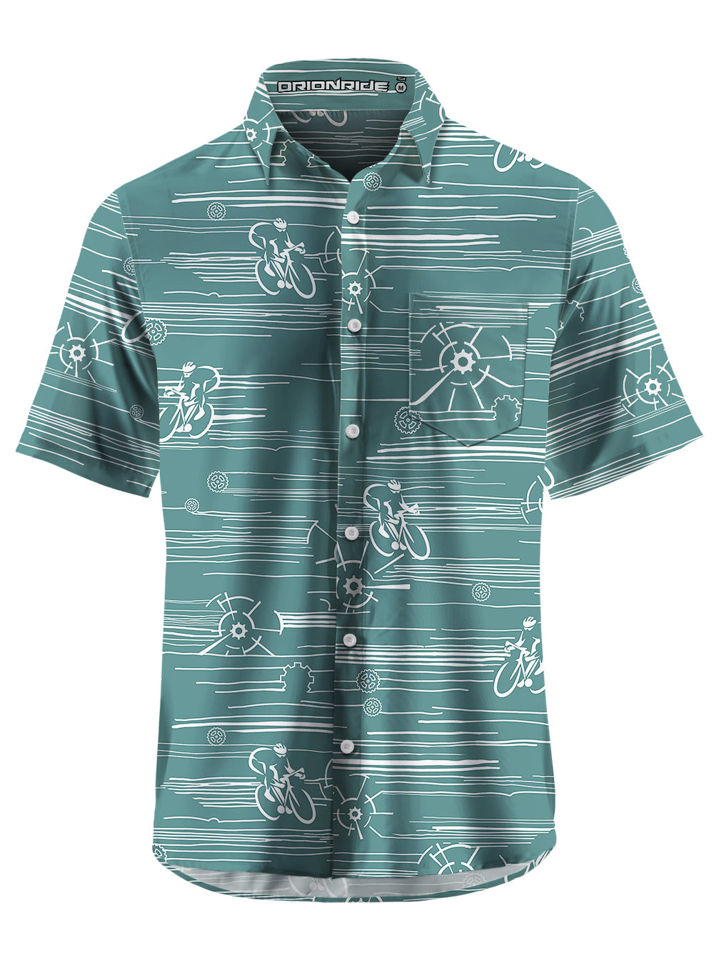 Orionride On The Expedition Zipper Pockets Ultra Lightweight Short Sleeves Gravel Shirt