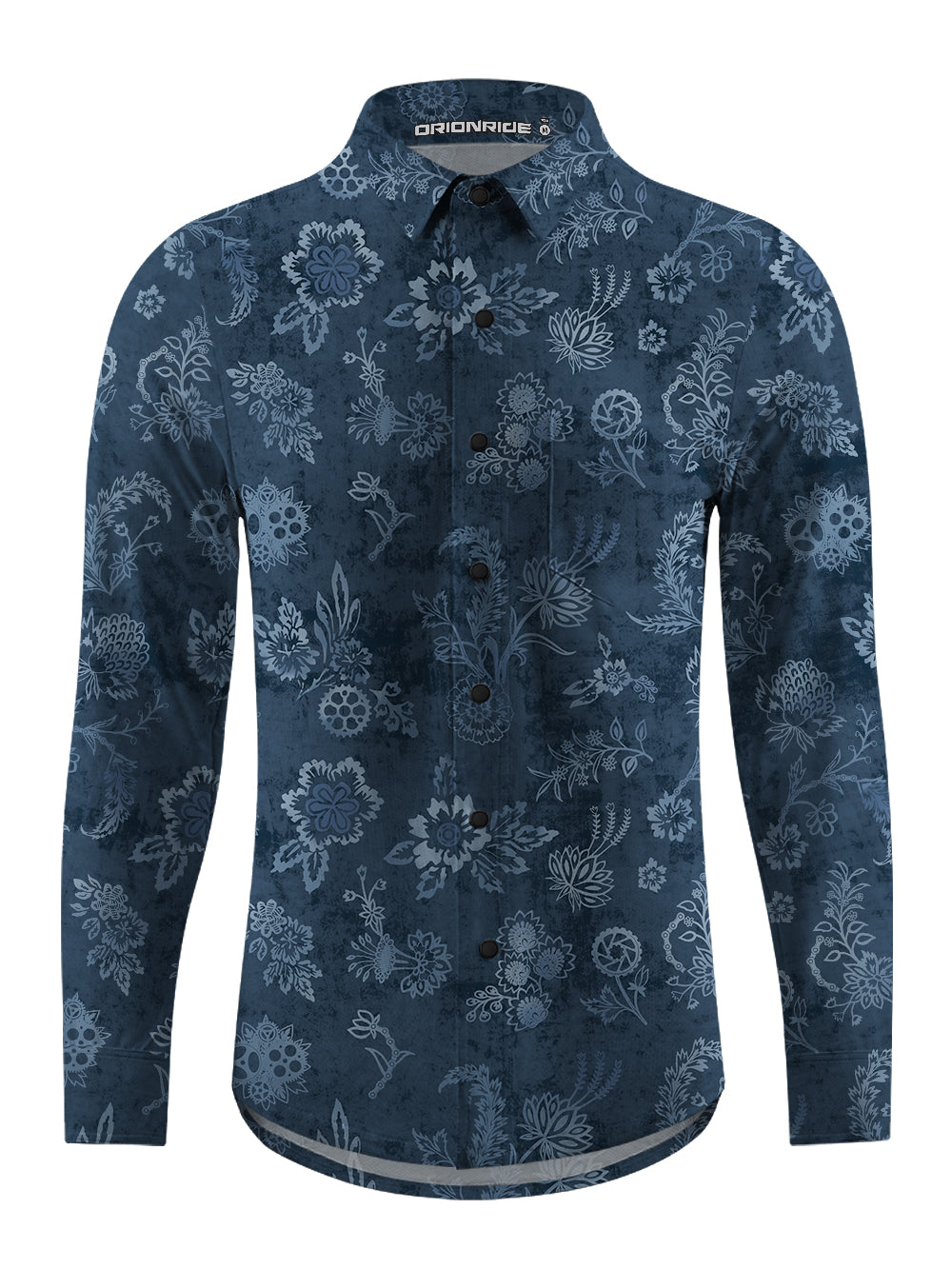 Orionride Gear Petals Men's Stretchy Breathable Long Sleeve Gravel Shirt