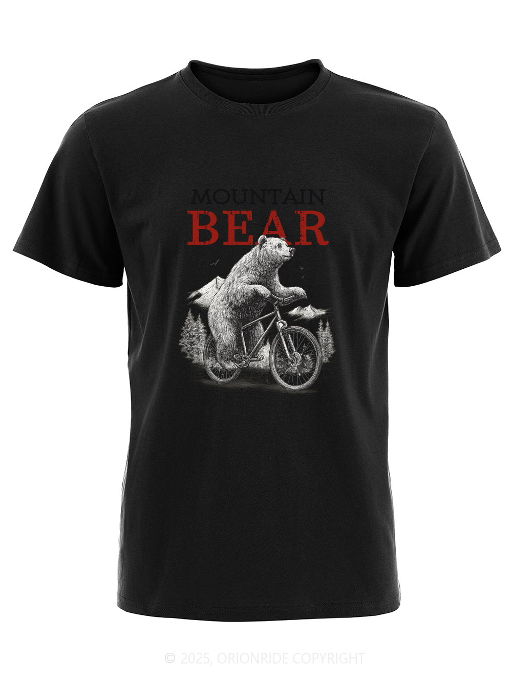 Orionride Mountain Bear Short Sleeves Bike T-Shirt