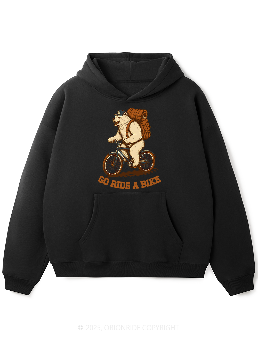 Orionride Go Ride A Bike Fleece Hoodie