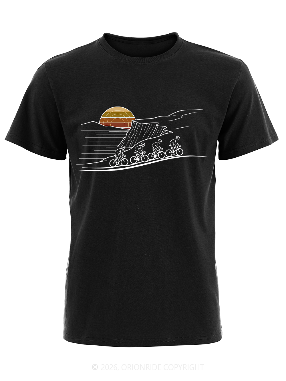 Orionride Traveling In Groups Short Sleeves Bike T-Shirt