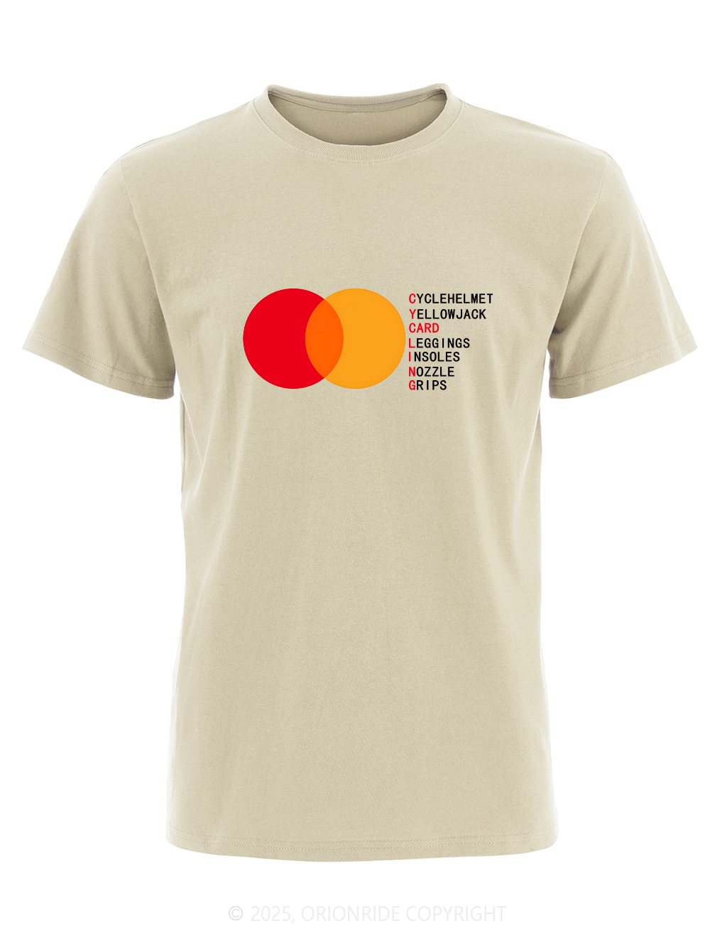 Orionride Hidden Words Short Sleeves Bike T-Shirt