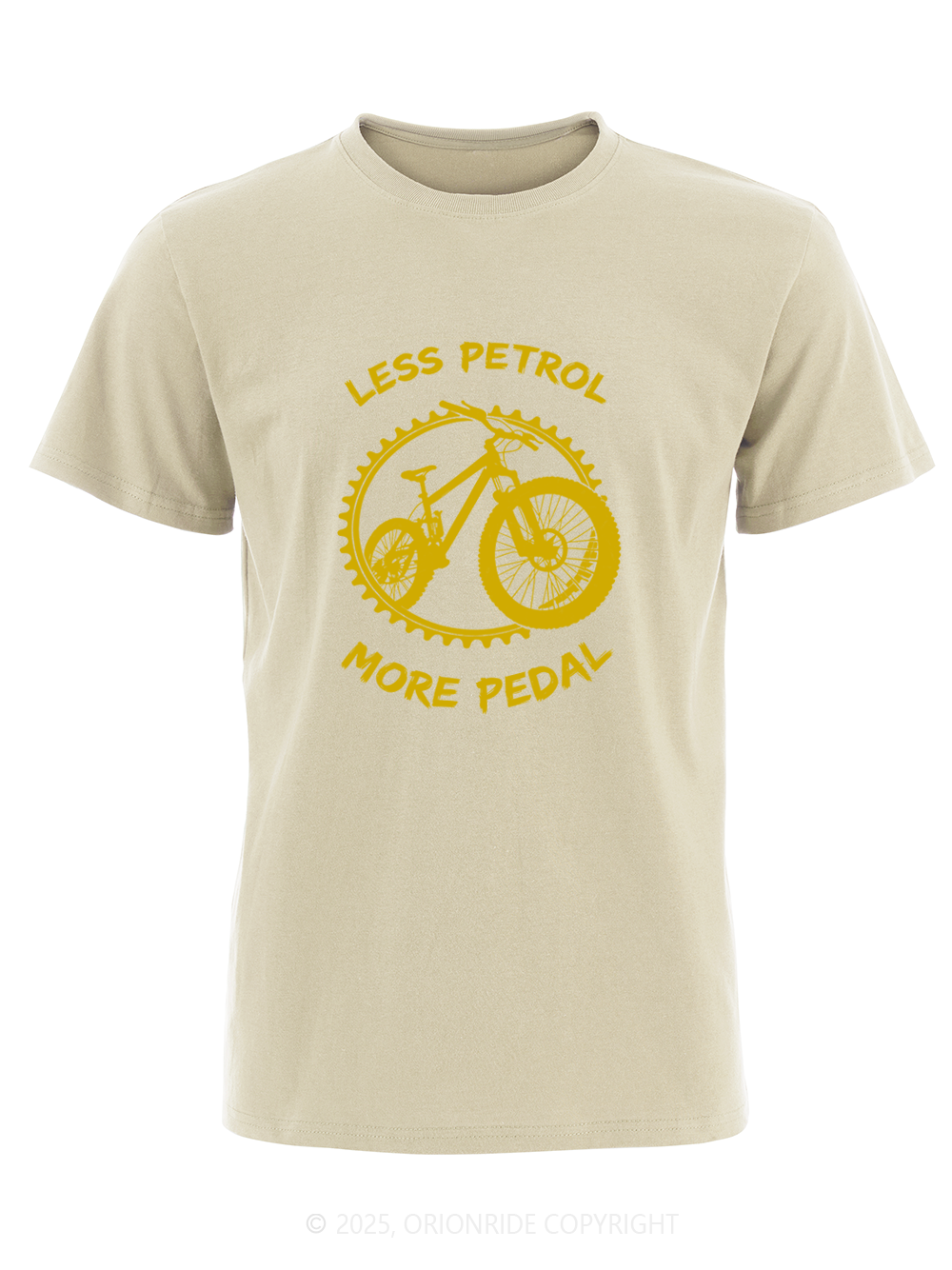 Orionride Less Petrol More Pedal Short Sleeves Bike T-Shirt