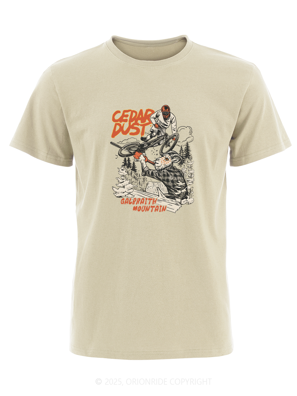 Orionride Cedar Dust Short Sleeves Bike T-Shirt