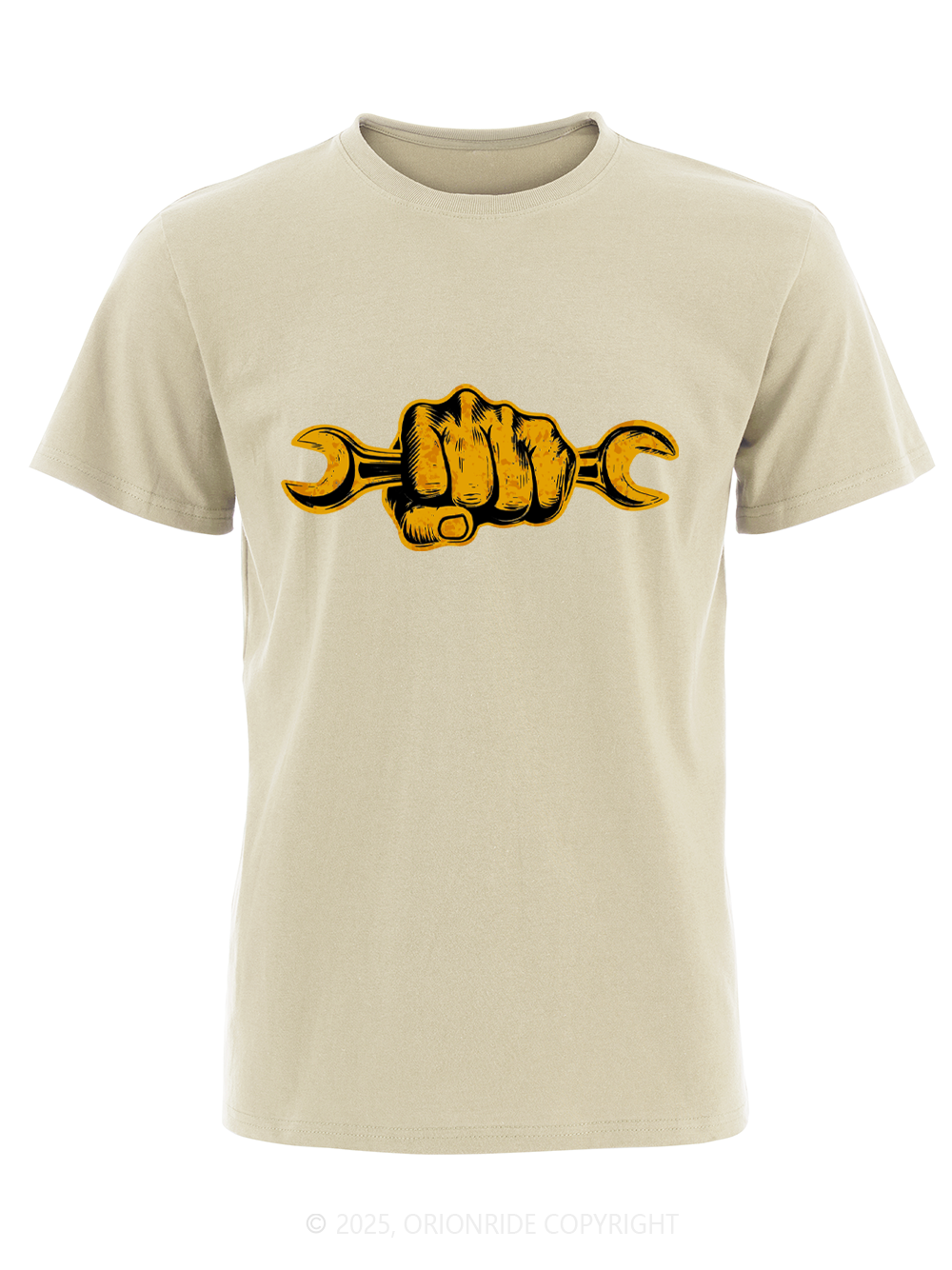 Orionride Holding The Wrench Short Sleeves Bike T-Shirt