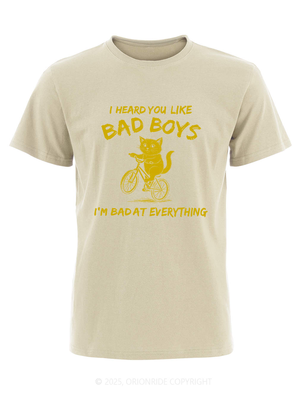 Orionride Bad Cat Short Sleeves Bike T-Shirt
