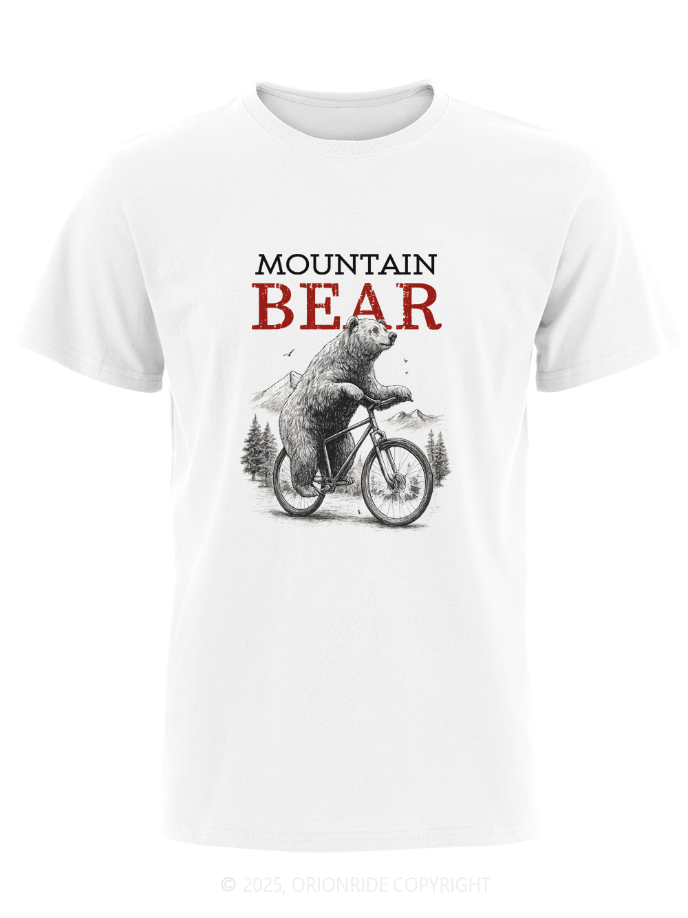 Orionride Mountain Bear Short Sleeves Bike T-Shirt