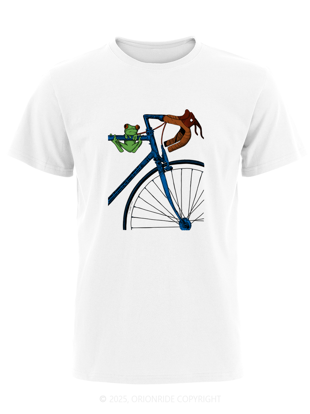 Orionride Frog On The Frame Short Sleeves Bike T-Shirt