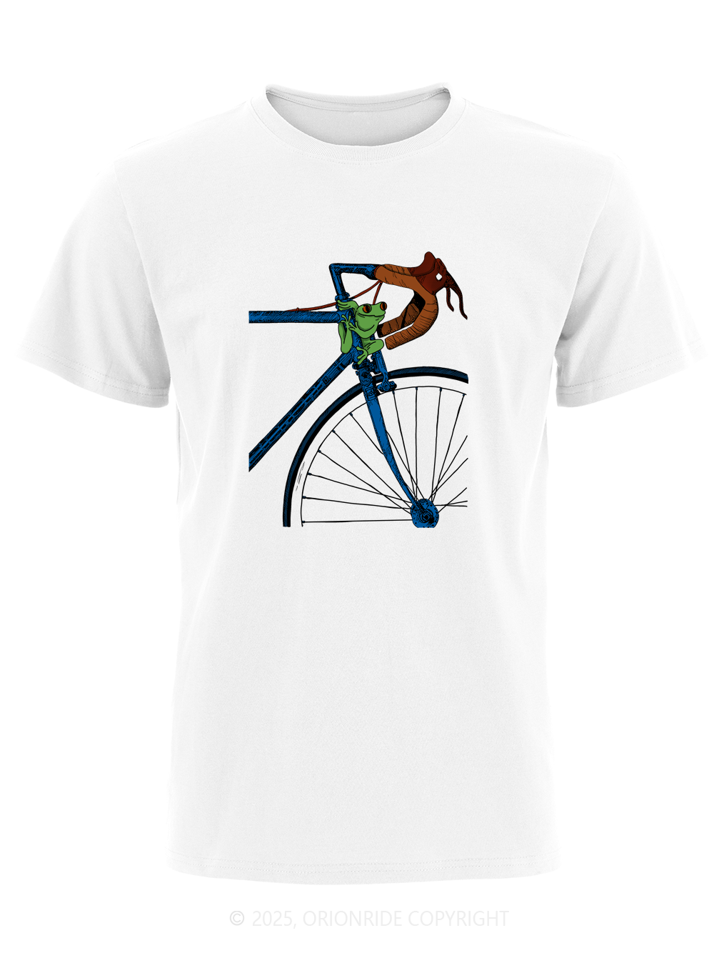 Orionride Funny Frog Short Sleeves Bike T-Shirt