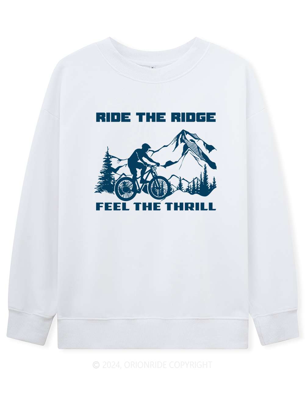 Orionride Long Sleeves Ride The Ridge Bike Sweatshirts