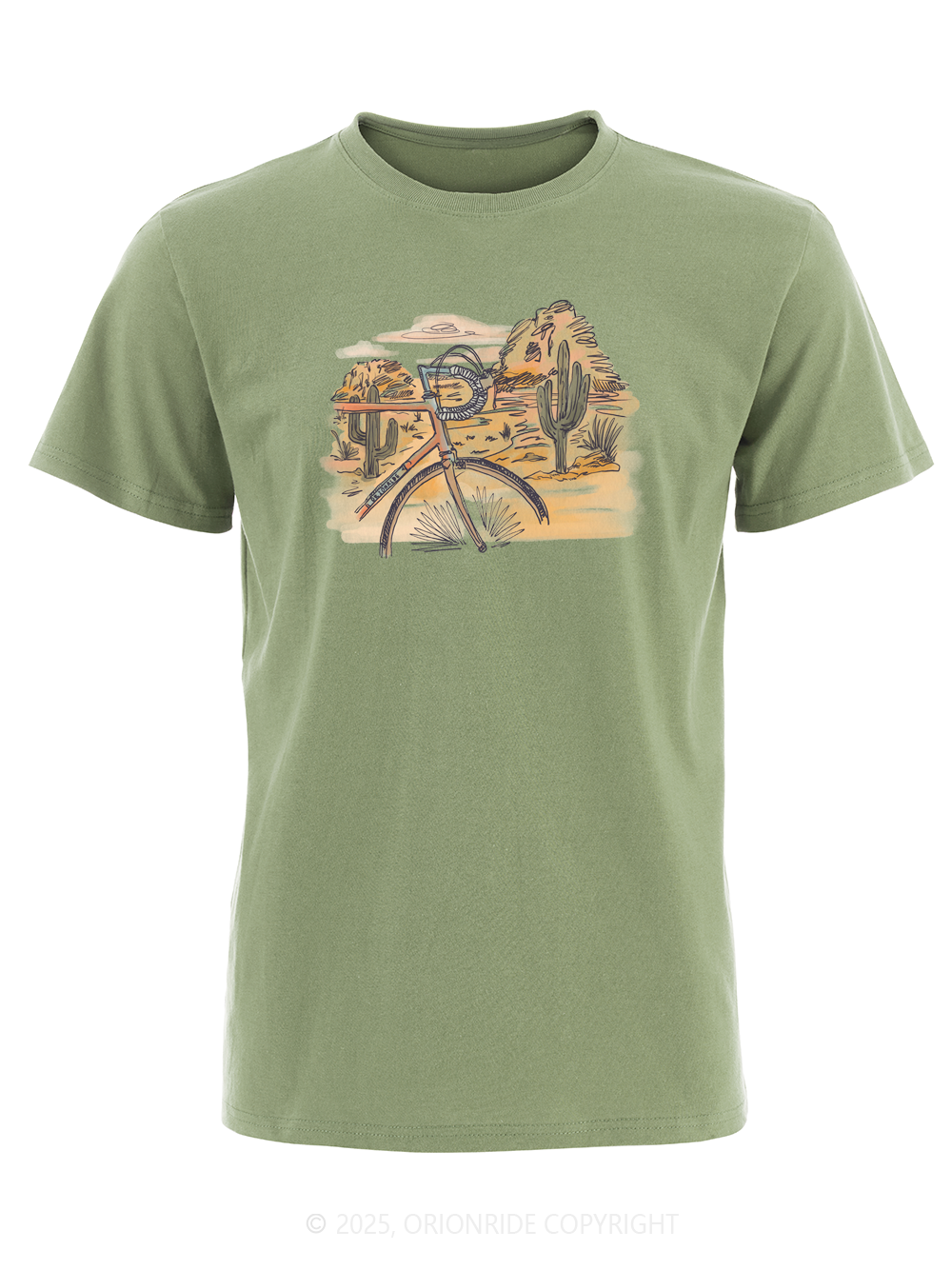 Orionride Desert Handlebars Short Sleeves Bike T-Shirt