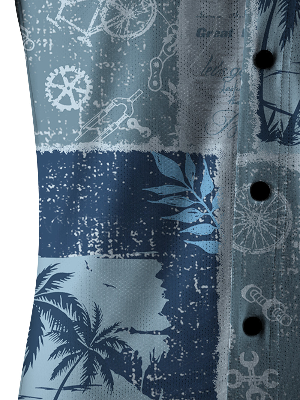 Orionride Cycling Newspaper Men's Stretchy Breathable Long Sleeve Gravel Shirt