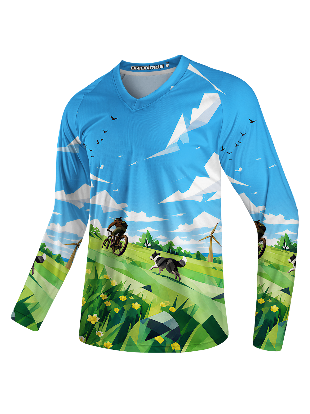 Orionride Joyful Trail Long Sleeve Downhill Jersey