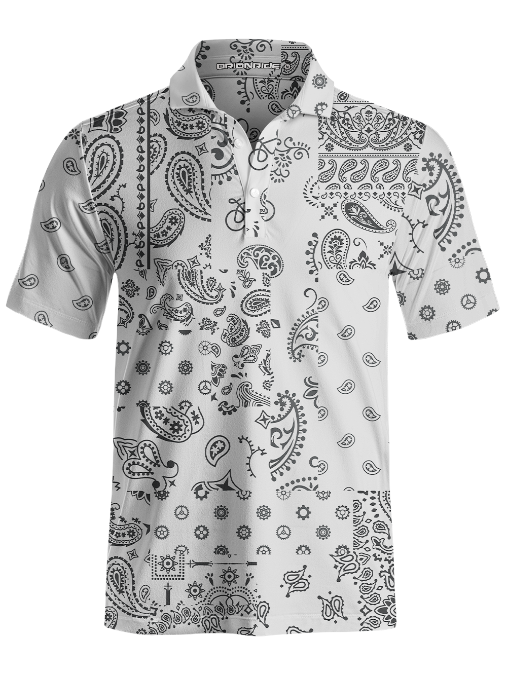 Orionride Gear Cashew Flower Men's Polo Shirt