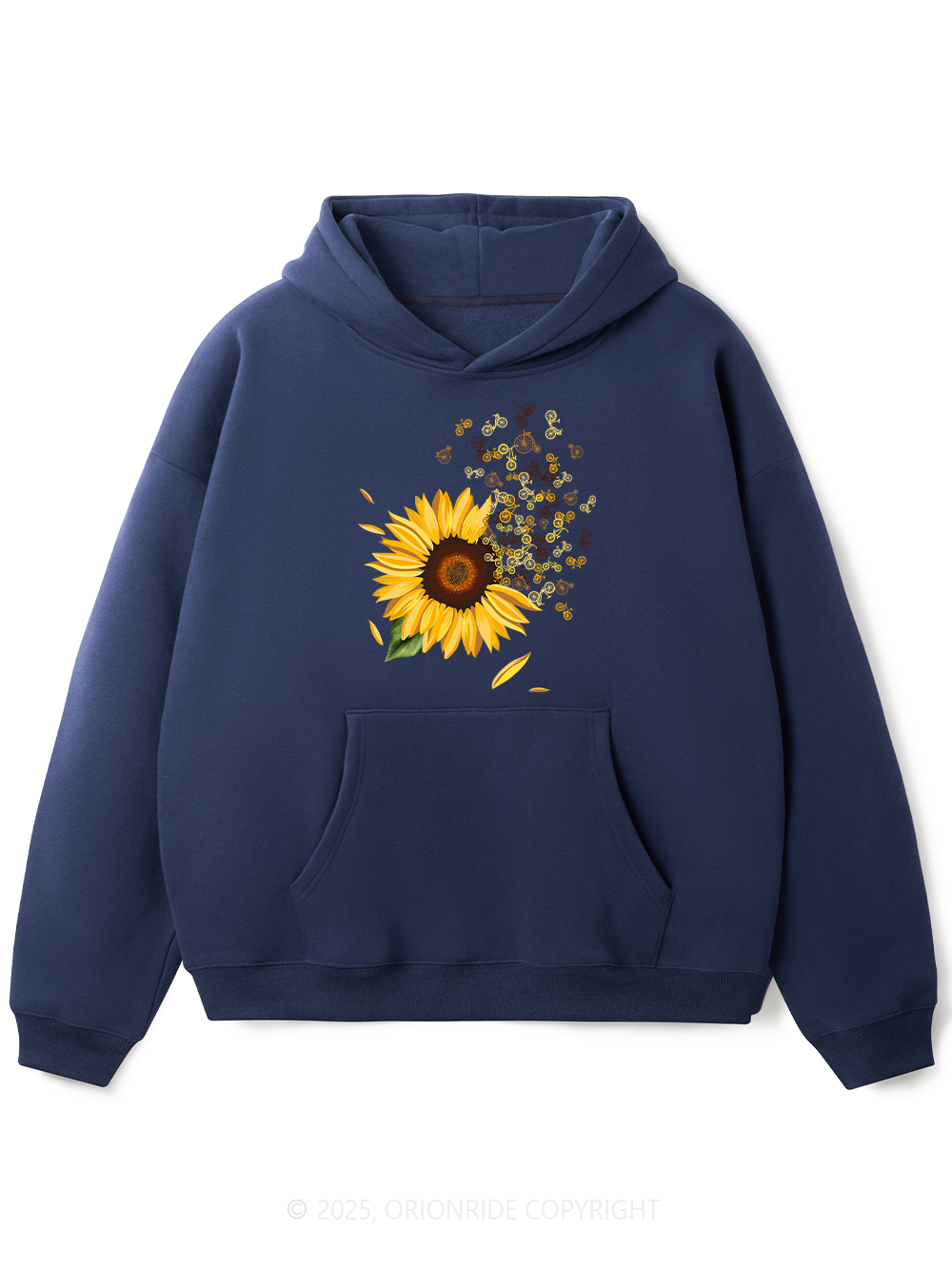 Orionride Blooming Sunflowers Women's Fleece Hoodie