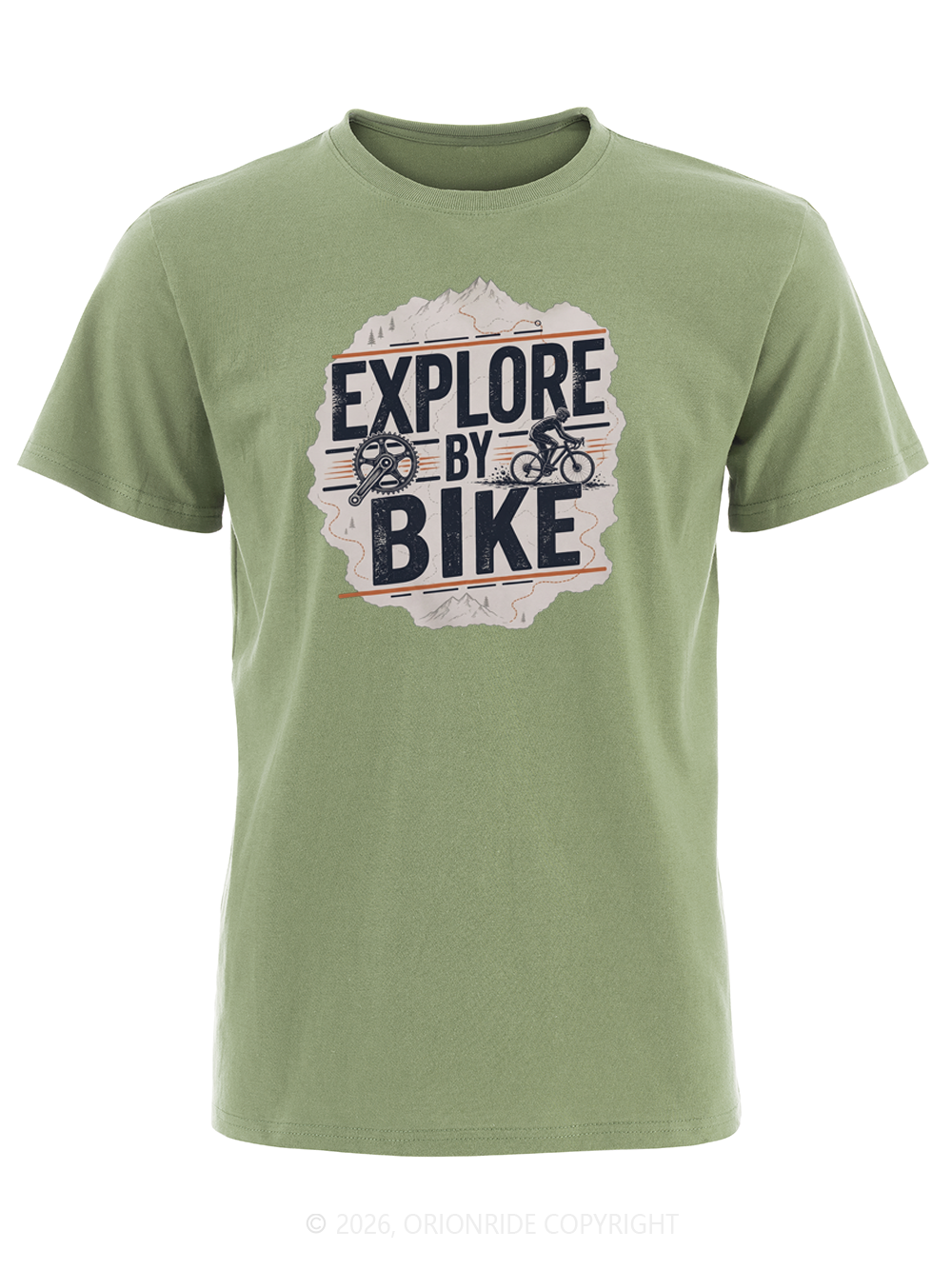 Orionride Explore By Bike Short Sleeves Bike T-Shirt
